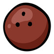 Bowling Ball - Hand Drawn Doodle Icon
