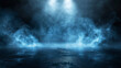 © Michael - Enigmatic smoky scene with bright spotlights over a wet reflective surface