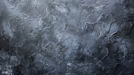 Poster - Close-up image of a rough and rugged dark grey textured surface