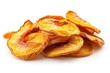 Pile of Delicious Dried Peach Slices - Vitamin Rich Fruit, Antioxidant, Healthy