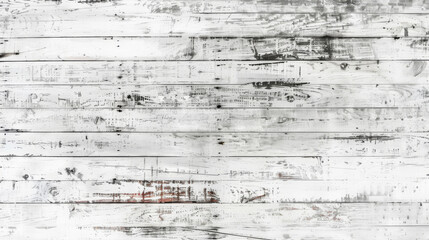 Poster - Vintage-themed high-resolution photo of weathered white wooden planks