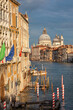 Salute Basilica (St Mary of the Health) and Gran Canal in Venice