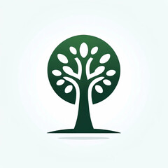 Eco tree green logo icon