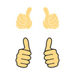 thumbs up hand