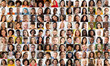 © Prostock-studio - Vibrant grid of diverse human faces close-up