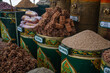 Spices at the Moroccan market in Marrakech
