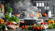 Promoting Healthier Lifestyle: Nutritious and Balanced Steam Cooking Benefits Infographic