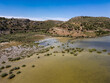 Bafa Lake Drone View in Turkey