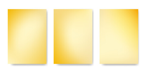 Poster - Yellow gradient mesh backgrounds collection. Summer pastel color soft blend. Blur fluid effect. Template for cover, poster, wallpaper, flyer, social media, web design
