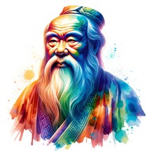  Portrait Of Teacher Confucius
