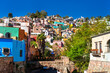 Skyline of the historic city of Guanajuato, UNESCO world heritage in Mexico