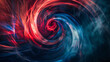 Vibrant Contrast: An Abstract Artwork of a Blue and Red Background Showcasing Opposing Colors