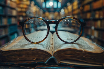 Poster - Read books and articles to gain knowledge and perspective on various topics and issues. Concept of lifelong learning. Generative Ai.