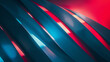 Vibrant Blue and Red Abstract Presentation Background: A Striking Design with Bold Stripes