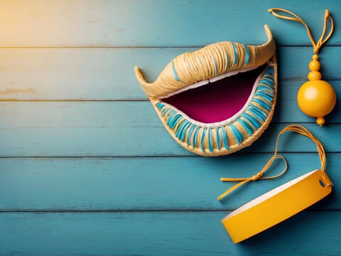 Celebrate Father's Day in style with this stunning Copyspace background that showcases beautiful decorations. Use it as your wallpaper template and make the day special for your dad. Don't wait 