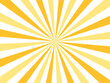 Background banner with sun rays,  template, sunbeam, white and yellow tones