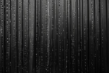 Wall Mural - A series of vertical lines of varying lengths, suggesting a calm, rainy day