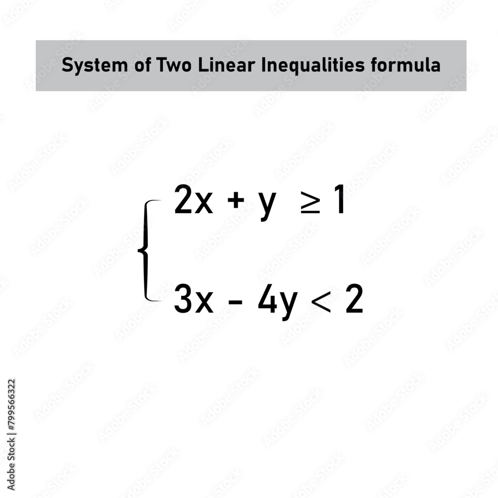 System of linear equations in two variables. Examples of systems of ...