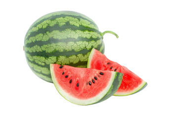 watermelon on isolated white background