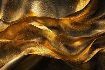 Wall Mural - Abstract, background, muslin, textile, elegant, dark, gold, christmas, brush strokes, metallic, accents, texture,