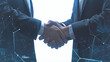Professional Agreement: Businesspeople Handshake After Successful Interview