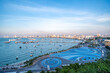 The most beautiful Viewpoint Pattaya Beach in Pattaya city Chonburi,Thailand.