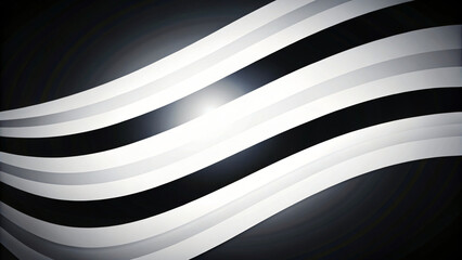 Wall Mural - Black and white striped abstract background for a modern or artistic website design