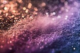 Fototapeta  - Closeup dust of metallic pigment sparkling - generative ai