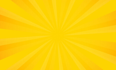 Wall Mural - orange gradient ray burst dot style background vector design