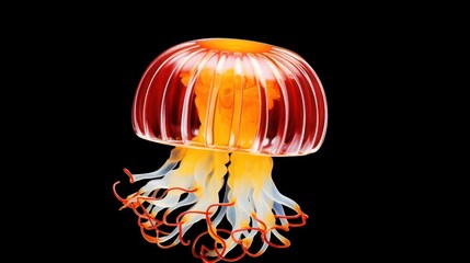 Poster - Vibrant Jellyfish Underwater