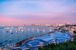 The most beautiful Viewpoint Pattaya Beach in Pattaya city Chonburi,Thailand.