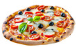 © AsifulHasan - Real Italian 'Pizza Margherita' from Naples, isolated on a transparent background.