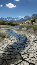 Cracked Earth Reveals Climate Vulnerability In Himalayan Landscapes