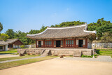 Fototapeta Londyn - Koryo Museum of Sungkyunkwan, the highest educational institution of north korea in Kaesong