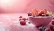 The banner captures the freshness of a morning smoothie bowl