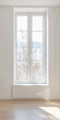 © JuanM - Minimalist interiors design composition with natural lighting coming from a window.