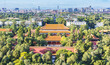 Historic buildings of the Jingshan Park in Beijing, China