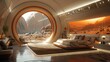 A Mars habitat prototype for future human colonization, in a space architecture lab