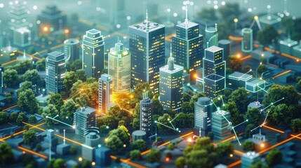 Aufkleber - The application of blockchain networks in achieving carbon neutrality and carbon peaking goals. isometric. Generative AI.