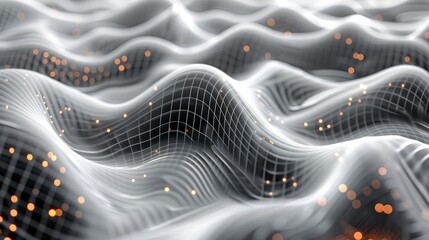 Aufkleber - 3d render Design a dynamic presentation background with a kevlar texture, abstract wave pattern, infused with elements of modern design. Generative AI.
