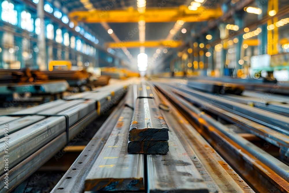 Steel Materials for Construction and Manufacturing in an Industrial ...