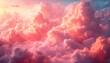 Sweet style clouds background