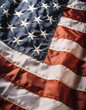 Hyper-realistic wallpaper of an American flag