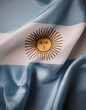 Hyper-realistic wallpaper of an Argentina flag