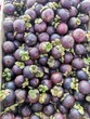 mangostan fresh fruit texture