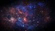 © Destina - Space background with galaxies and shiny stars. 3D illustration