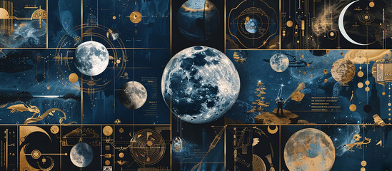 Astrology, Numerology, occult sciences, space and constellations, esoteric banner, Tarot Cards, Fortune-telling on Tarot cards magic crystal, occultism, Esoterica. Fortune-telling, predictions on Taro