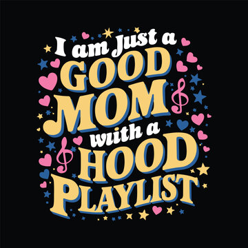 Free Vector Mother's day typography design template