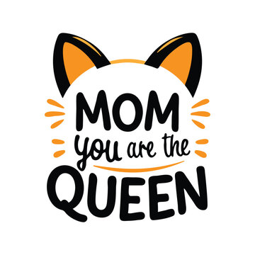 Free Vector Mother's day typography design template