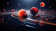 Surreal Cosmic Spheres in Dark Space